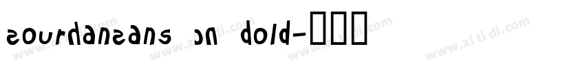 SourHanSans CN Bold字体转换